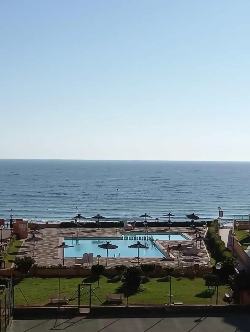 Piscina de Pis de lloguer en Cartagena amb Aire condicionat, Moblat i Forn