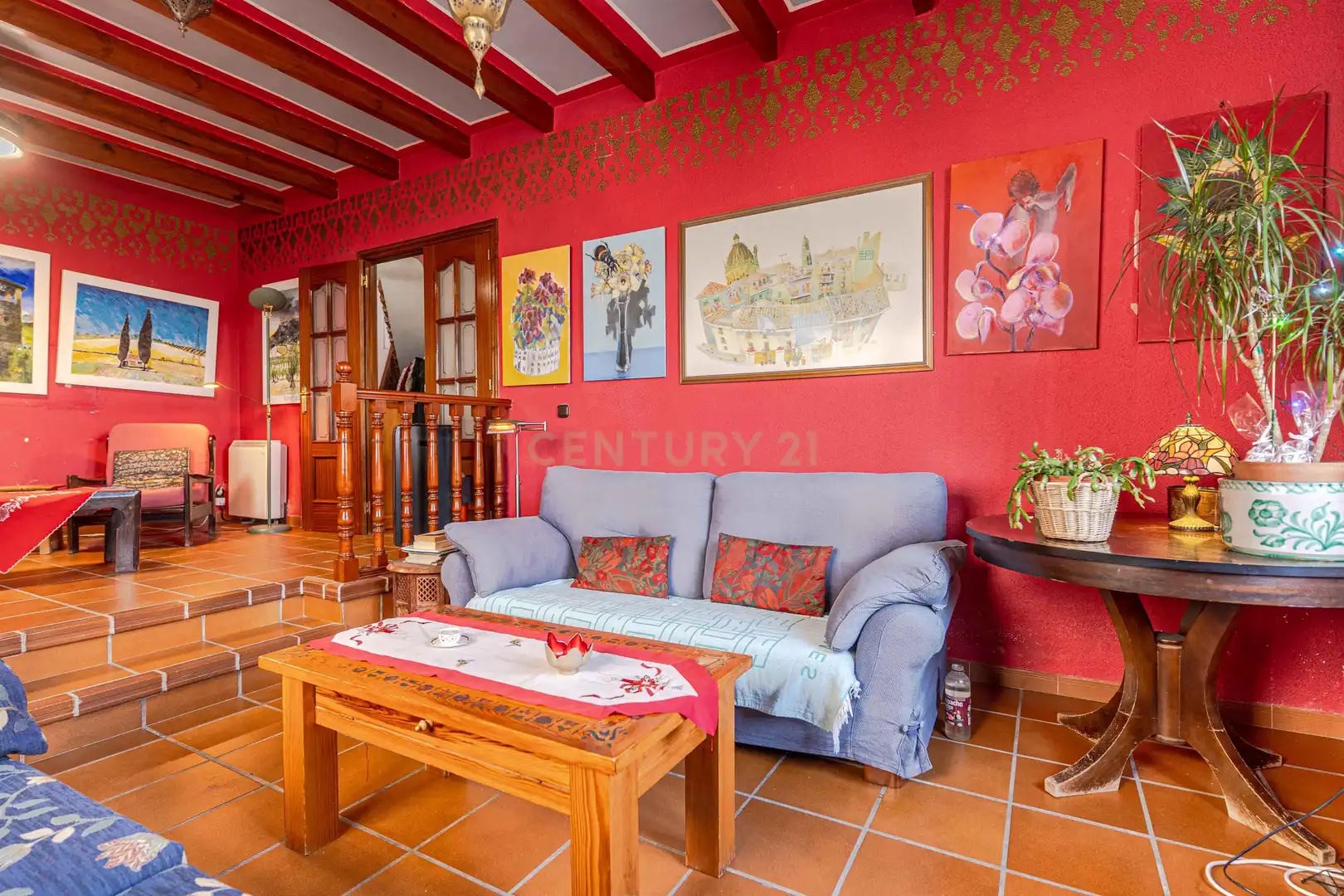 Sala de estar de Casa o chalet en venta en Íllora con Aire acondicionado, Jardín privado y Trastero