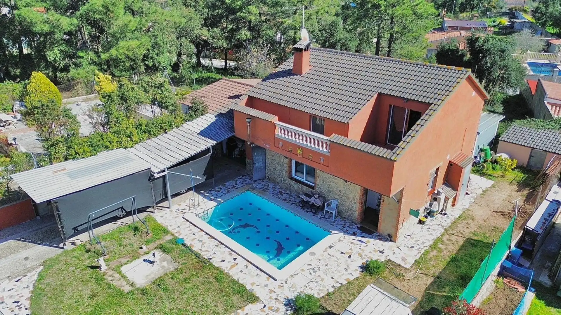 Jardí de Casa o xalet en venda en Llagostera
