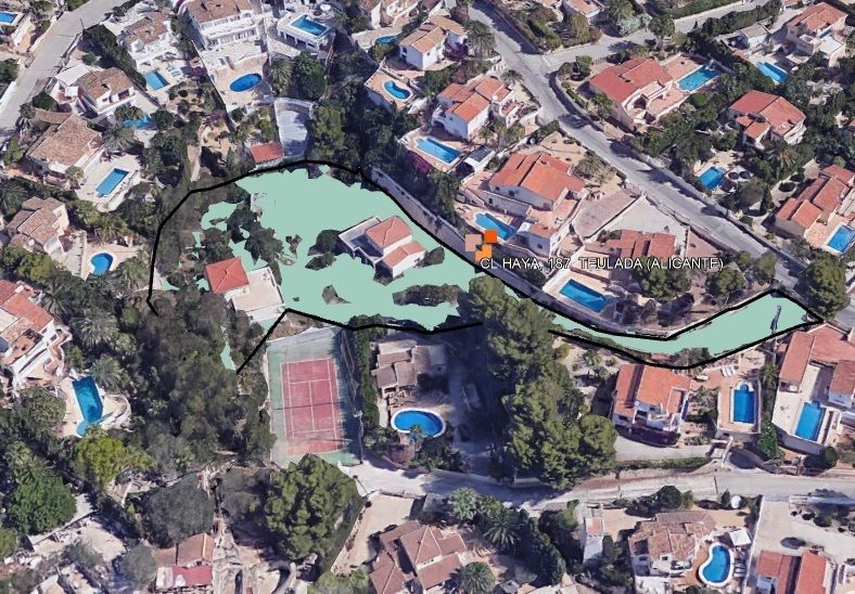 Exterior view of Land for sale in Moraira