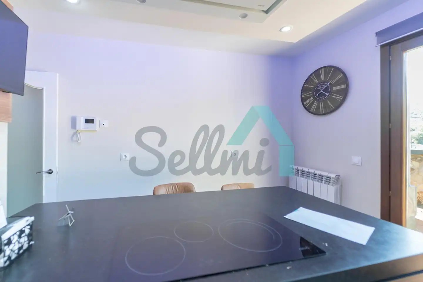 Cocina de Ático en venta en Oviedo  con Calefacción, Parquet y Terraza