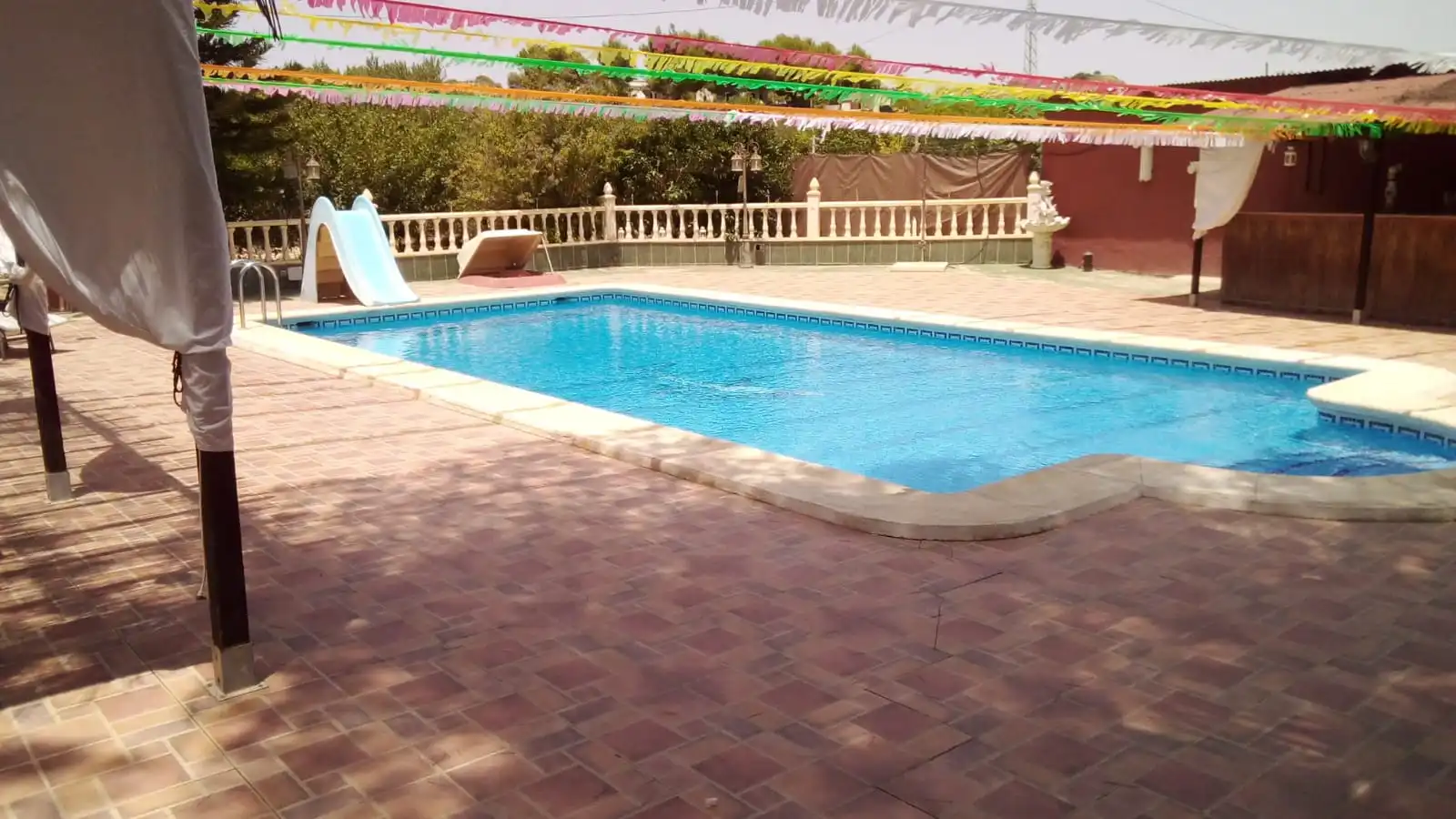 Piscina de Finca rústica en venda en Orihuela amb Aire condicionat, Jardí privat i Terrassa