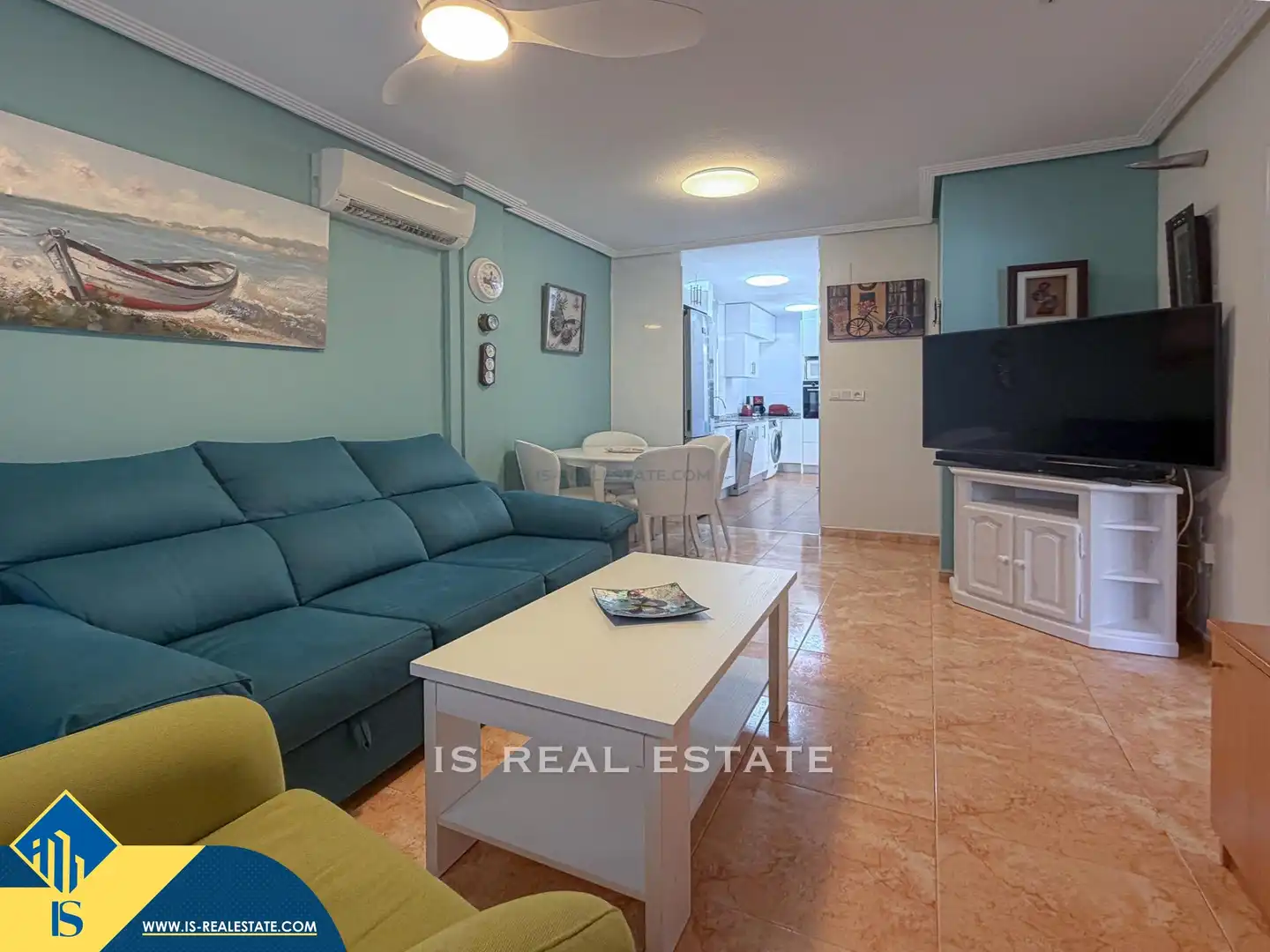 Sala de estar de Casa o chalet en venta en Torrevieja con Terraza, Amueblado y Piscina comunitaria