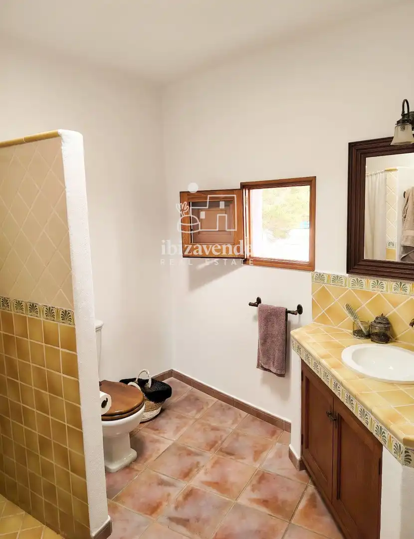 Bedroom of Houses for rent in Sant Joan de Labritja  with Air Conditioner, Terrace and Swimming Pool