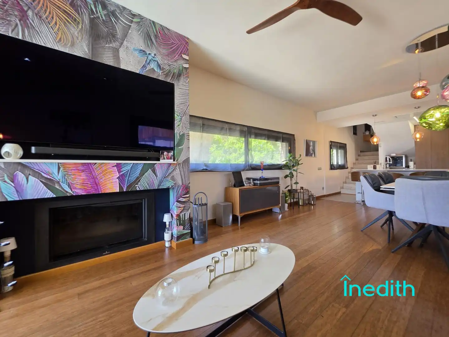 Sala de estar de Casa o chalet en venta en Cubelles con Aire acondicionado, Calefacción y Jardín privado