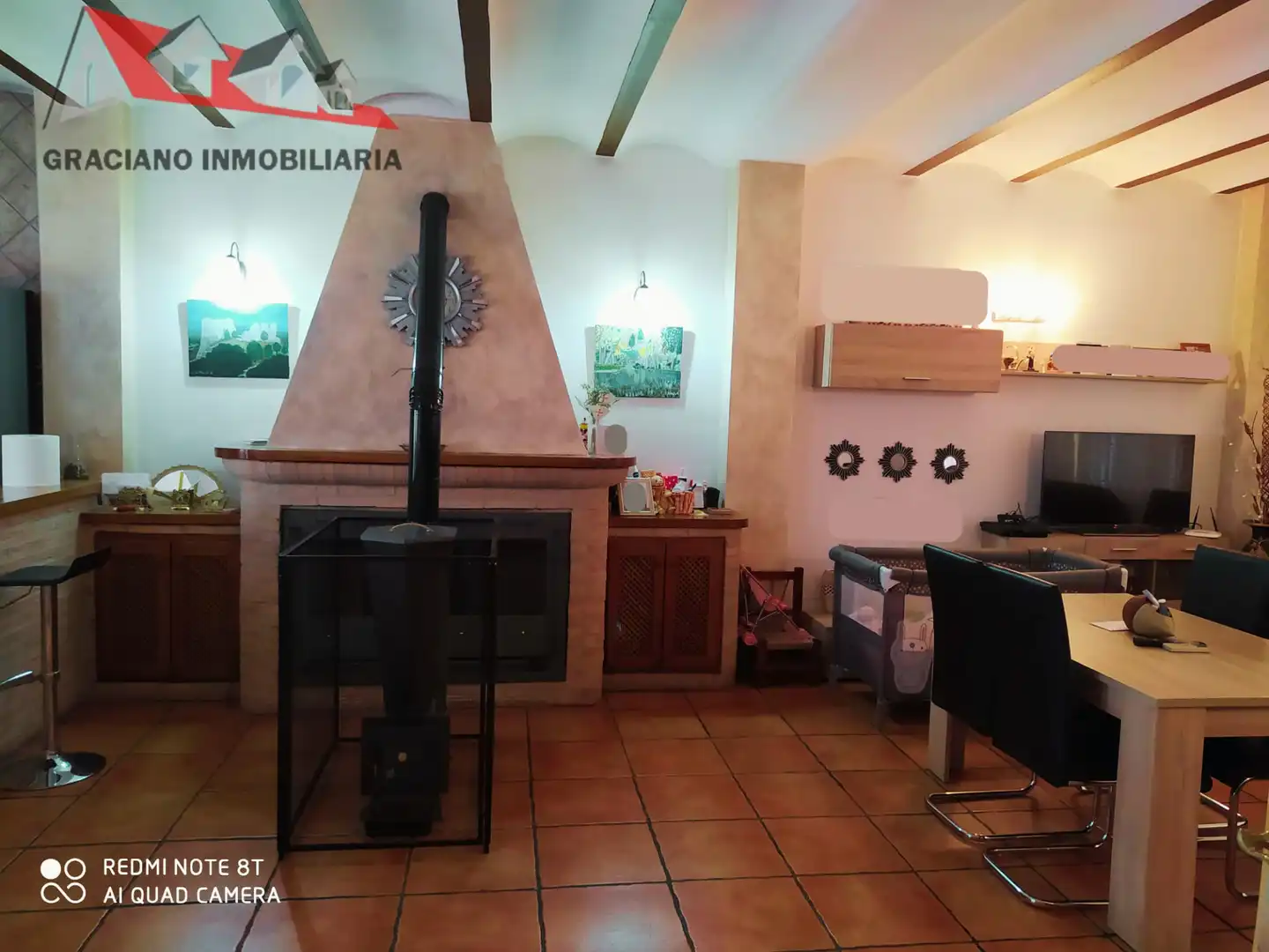 Casa adosada en venda en Villaverde de Guadalimar amb Aire condicionat, Jardí privat i Terrassa