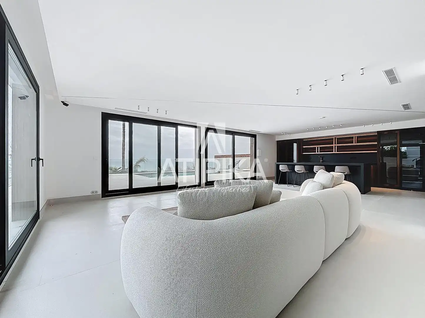 Living room of Houses for rent in Castelldefels  with Air Conditioner, Heating and Terrace