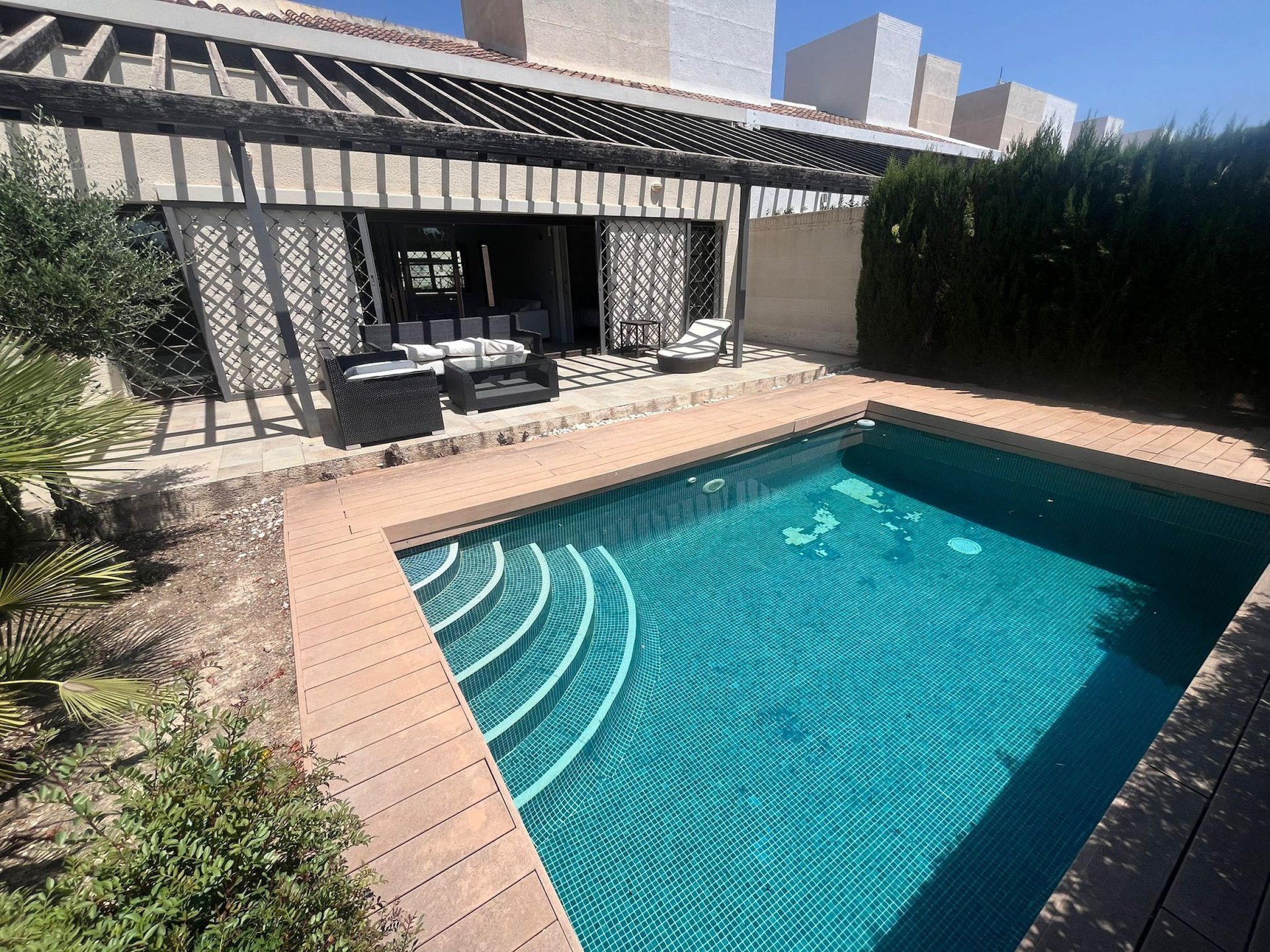 Piscina de Casa o xalet en venda en  Murcia Capital amb Calefacció, Jardí privat i Terrassa