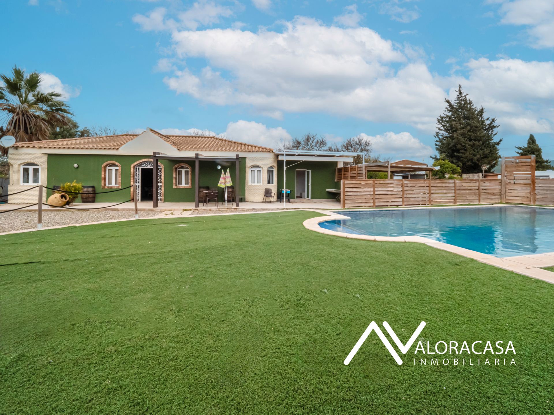 Schwimmbecken von Country house zum verkauf in Cártama mit Privatgarten, Terrasse und Schwimmbad
