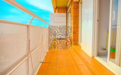 Balcony of Flat for sale in Mataró  with Heating, Terrace and Storage room