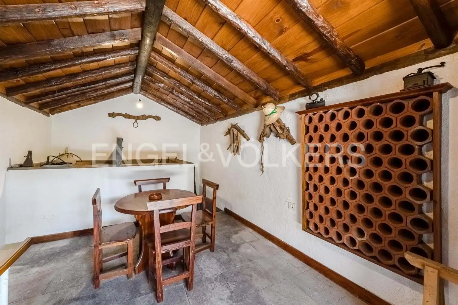 Menjador de Casa o xalet en venda en Granadilla de Abona amb Aire condicionat, Terrassa i Moblat