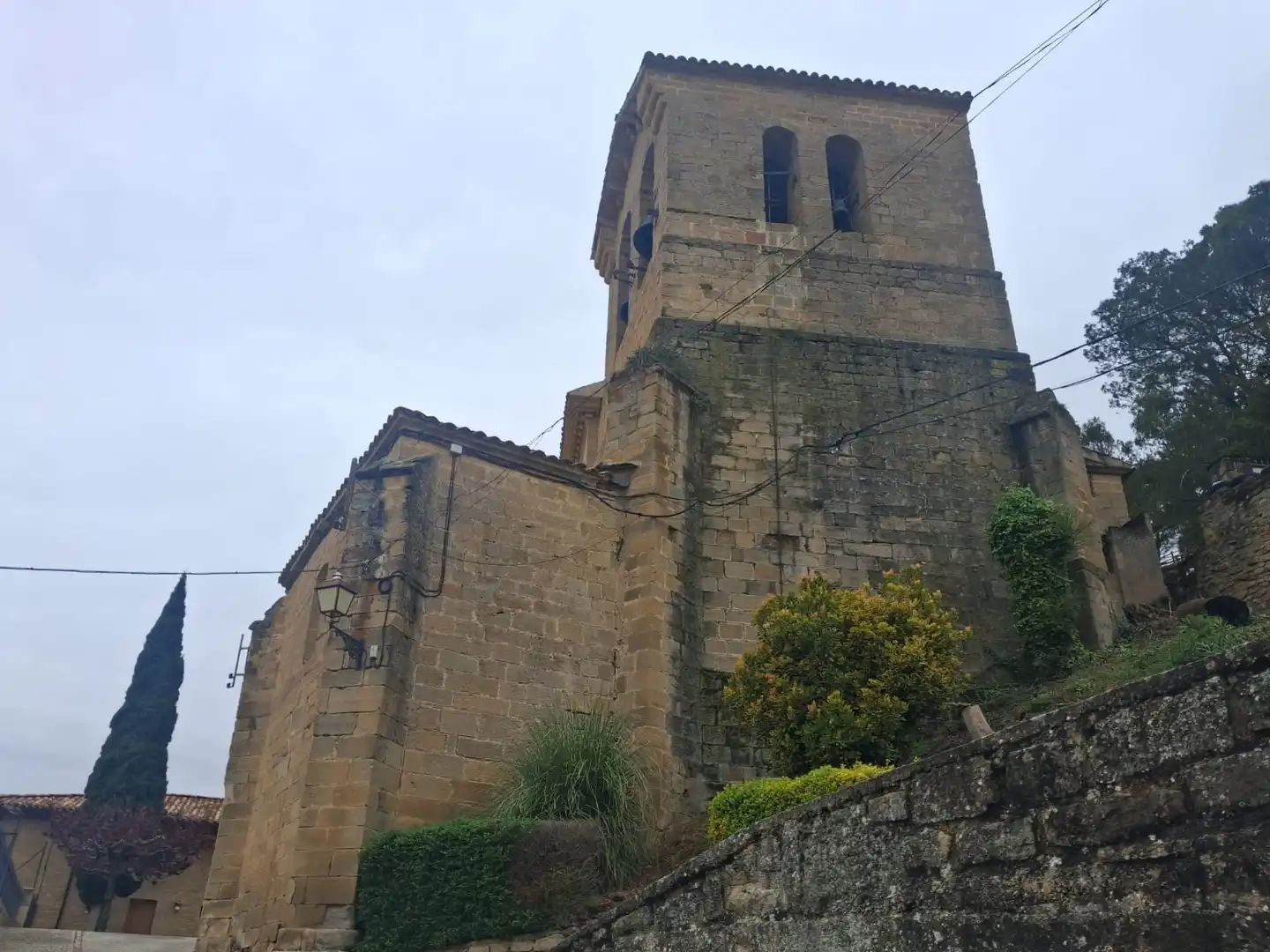 Vista exterior de Casa adosada en venta en Eslava con Calefacción, Terraza y Amueblado