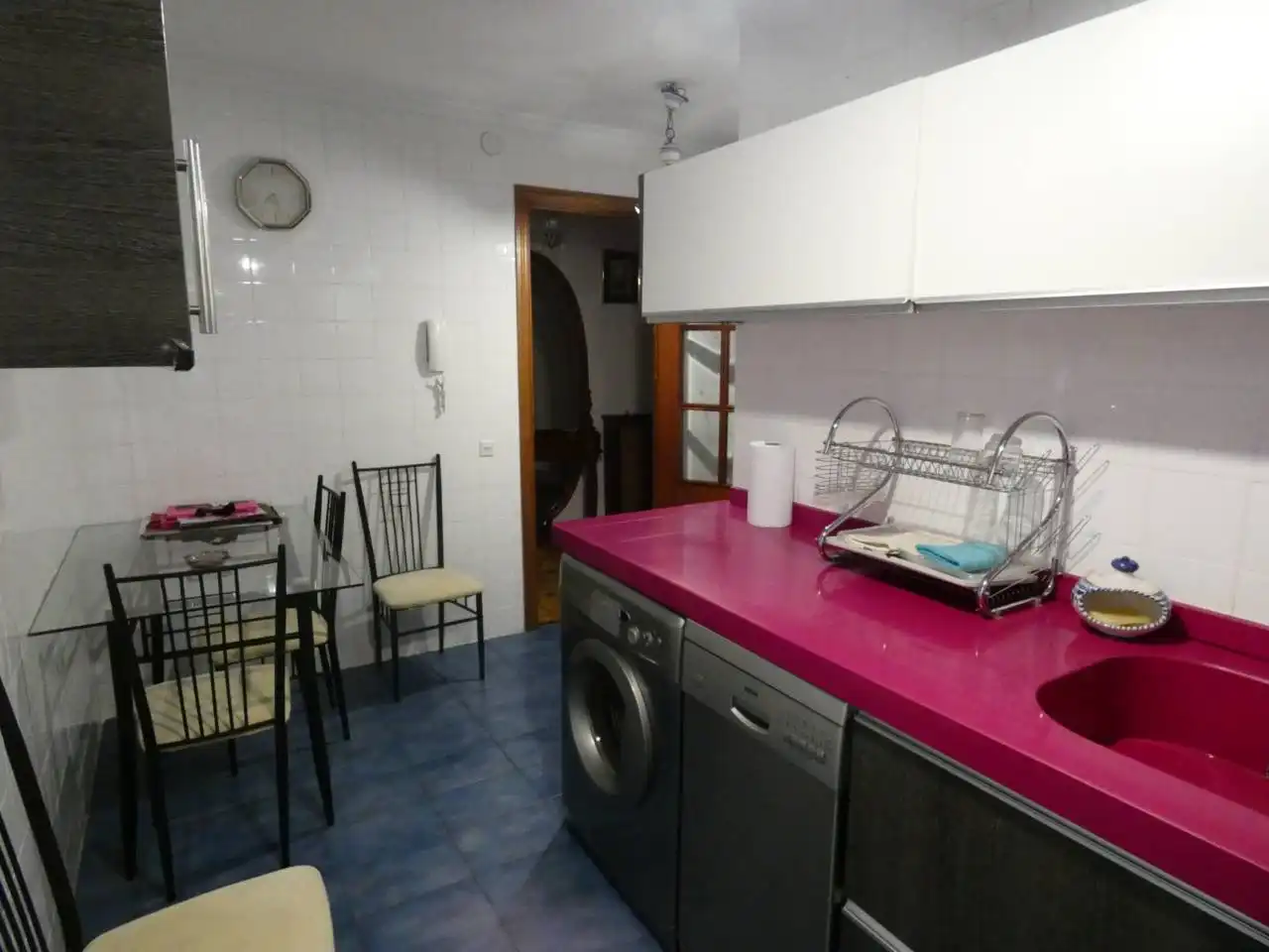 Cocina de Piso de alquiler en Toledo con Aire acondicionado, Calefacción y Terraza