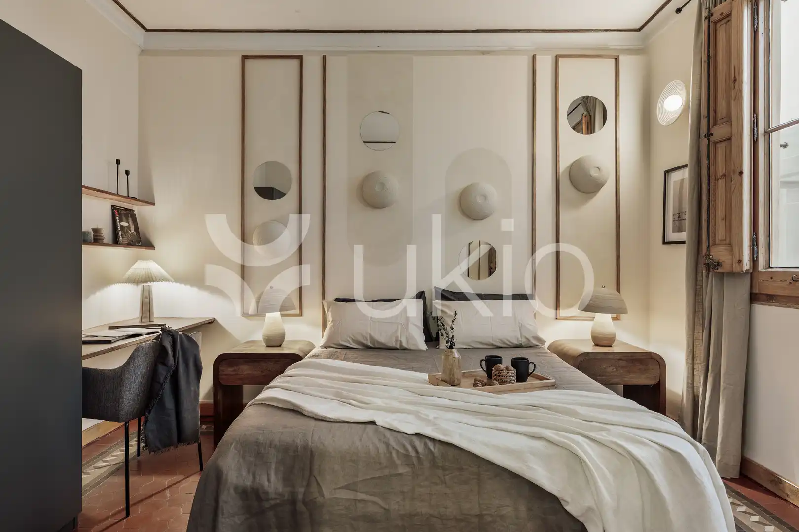 Habitación de Apartamento de alquiler en Barcelona con Aire acondicionado, Calefacción y Terraza