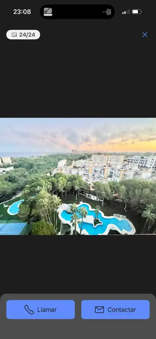 Vista exterior de Ático de alquiler en Orihuela con Aire acondicionado, Jardín privado y Piscina