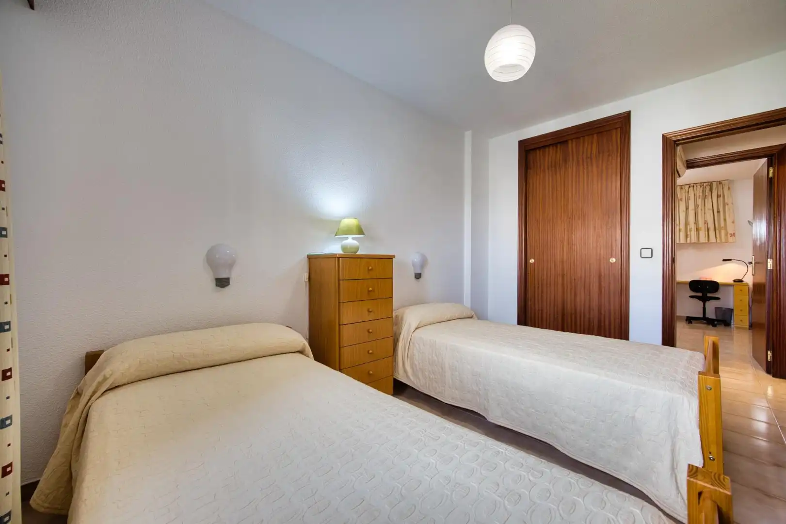 Bedroom of Flat for sale in Alicante / Alacant  with Air Conditioner, Private garden and Balcony