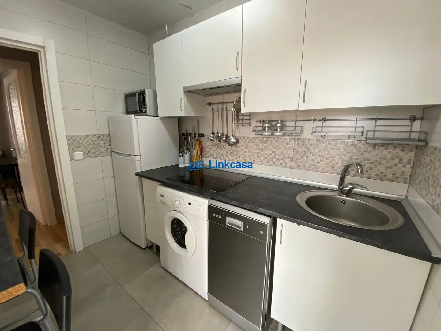 Kitchen of Flat for sale in Madrid  with Air Conditioner, Heating and Terrace