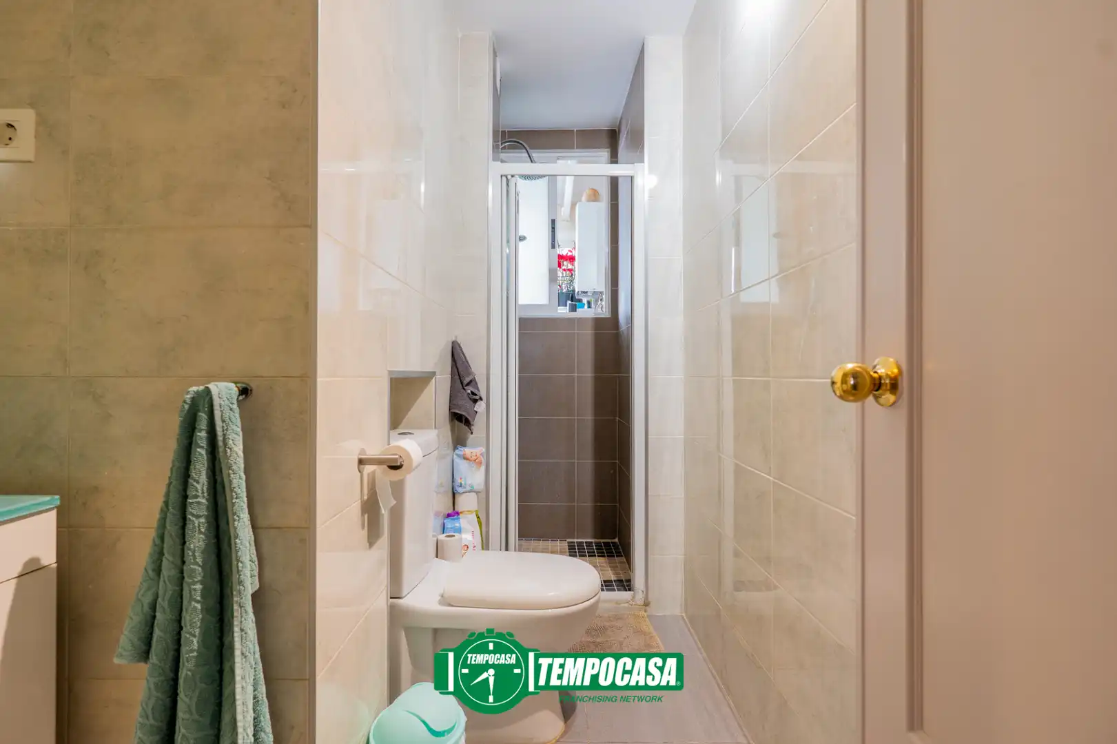Bathroom of Flat for sale in Valencia  with Air Conditioner