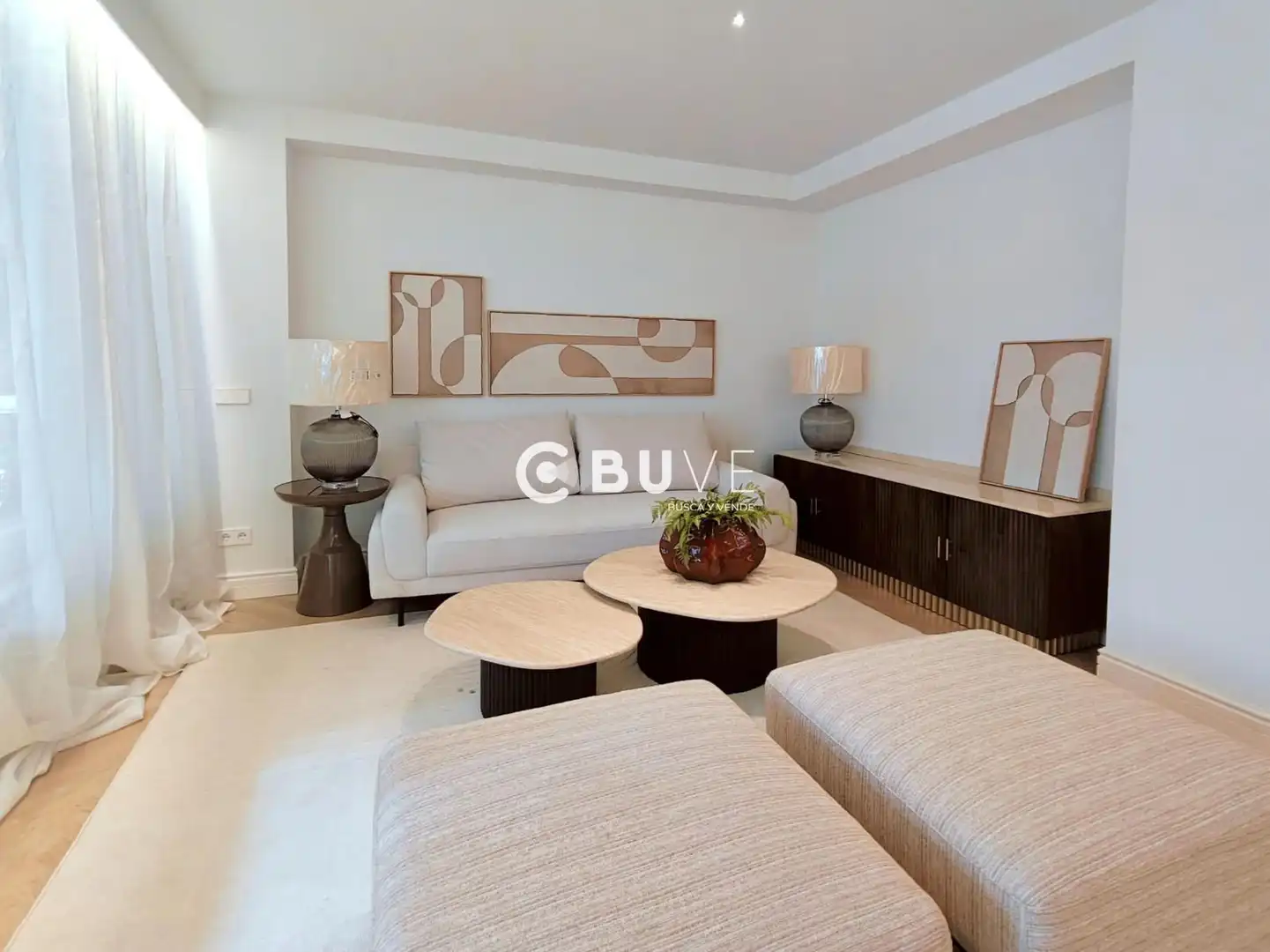 Sala de estar de Piso en venta en Madrid con Aire acondicionado, Calefacción y Parquet