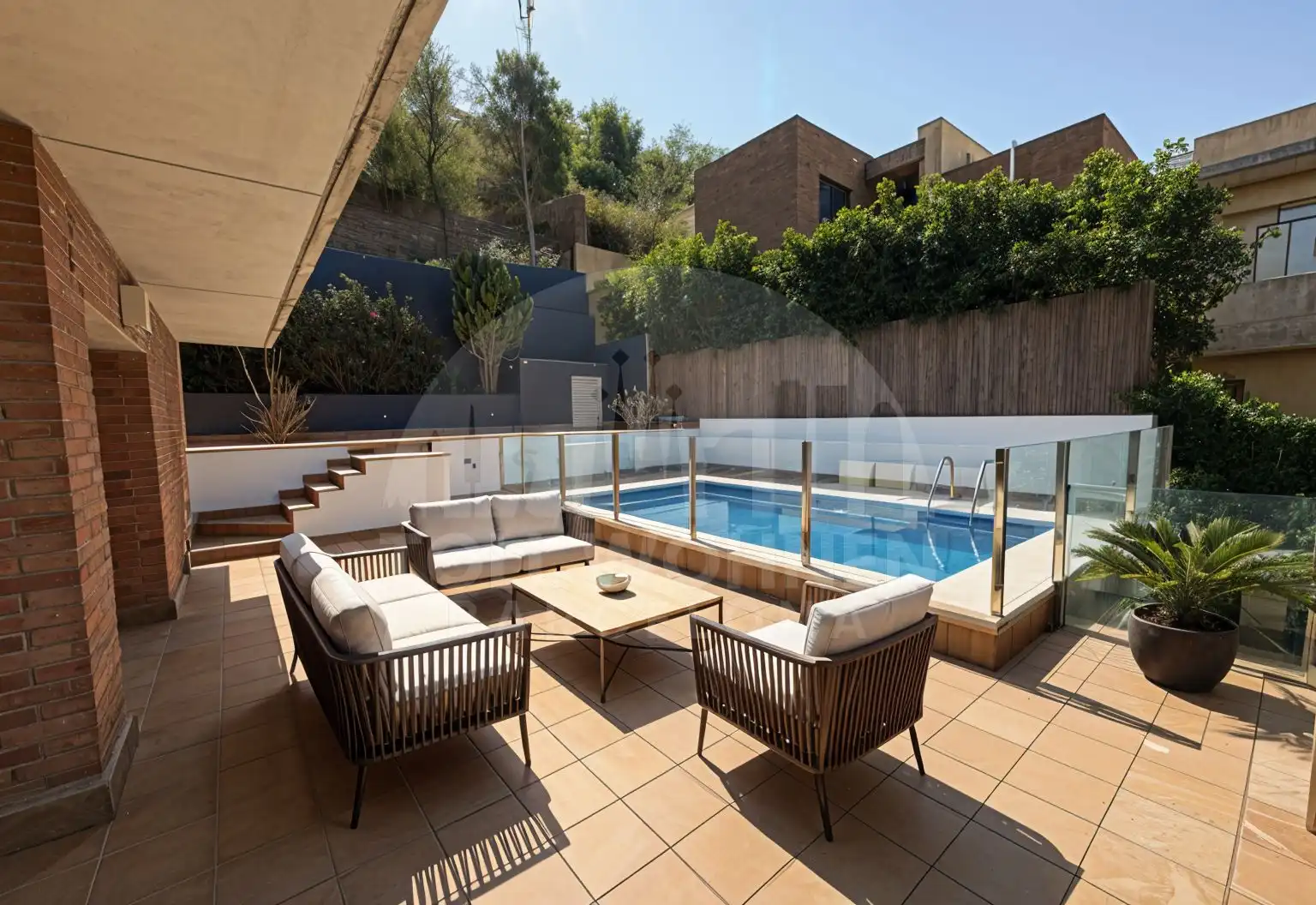 Terrace of Detached homes for sale in Castelldefels  with Air Conditioner, Heating and Terrace
