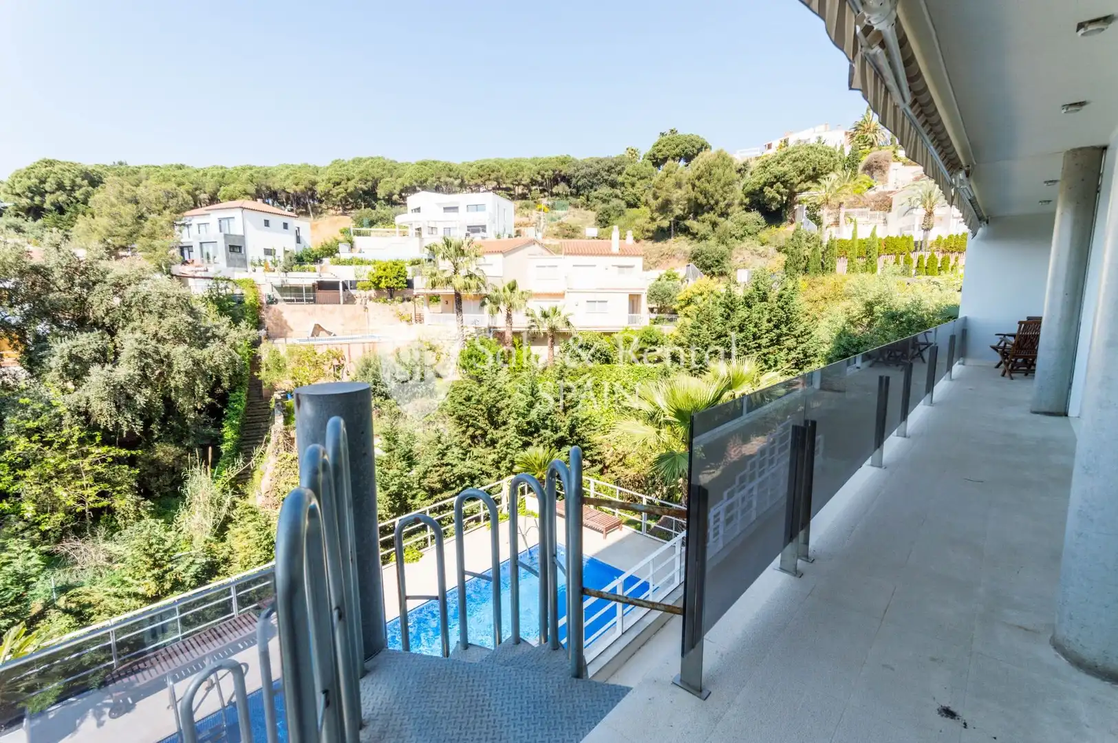 Vista exterior de Casa o xalet en venda en Lloret de Mar amb Aire condicionat, Jardí privat i Terrassa