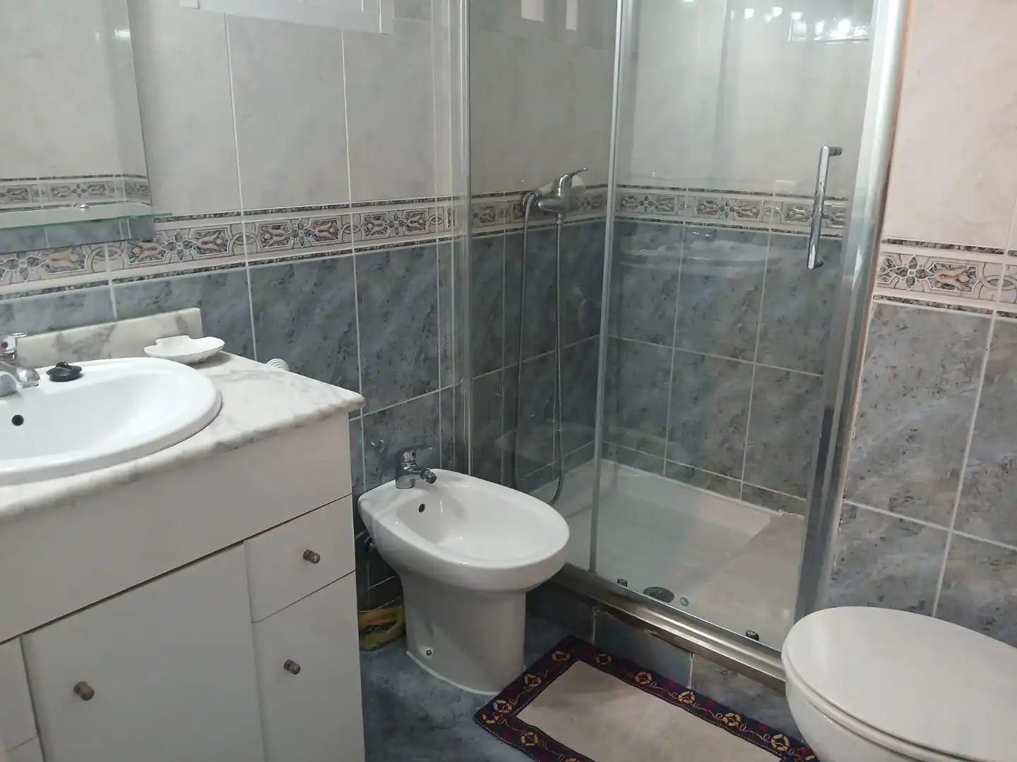 Badezimmer von Wohnung zur Miete in Cáceres mit Heizung, Terrasse und Möbliert