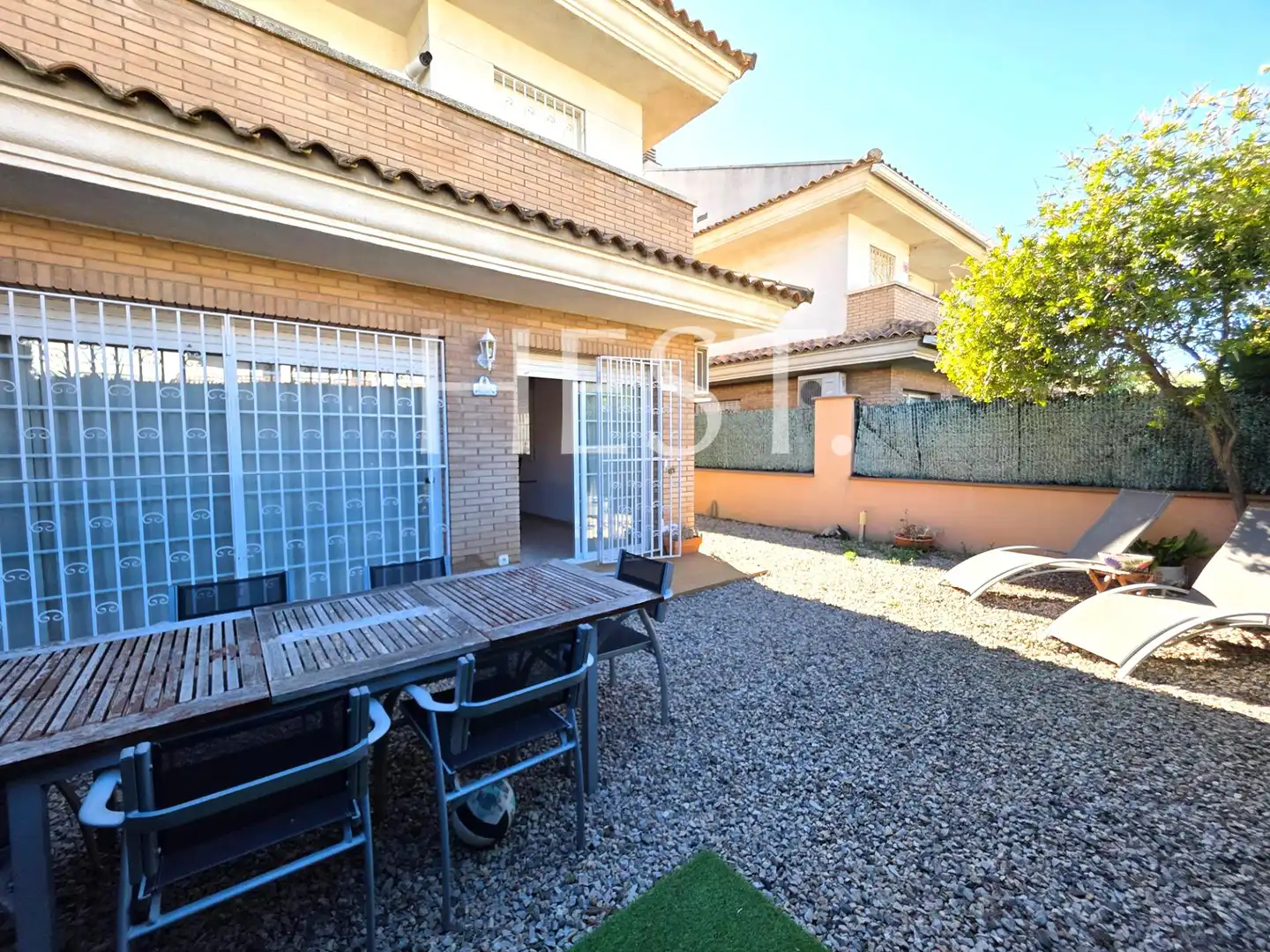 Garten von Einfamilien-Reihenhaus zum Verkauf in Cambrils mit Klimaanlage, Heizung und Privatgarten