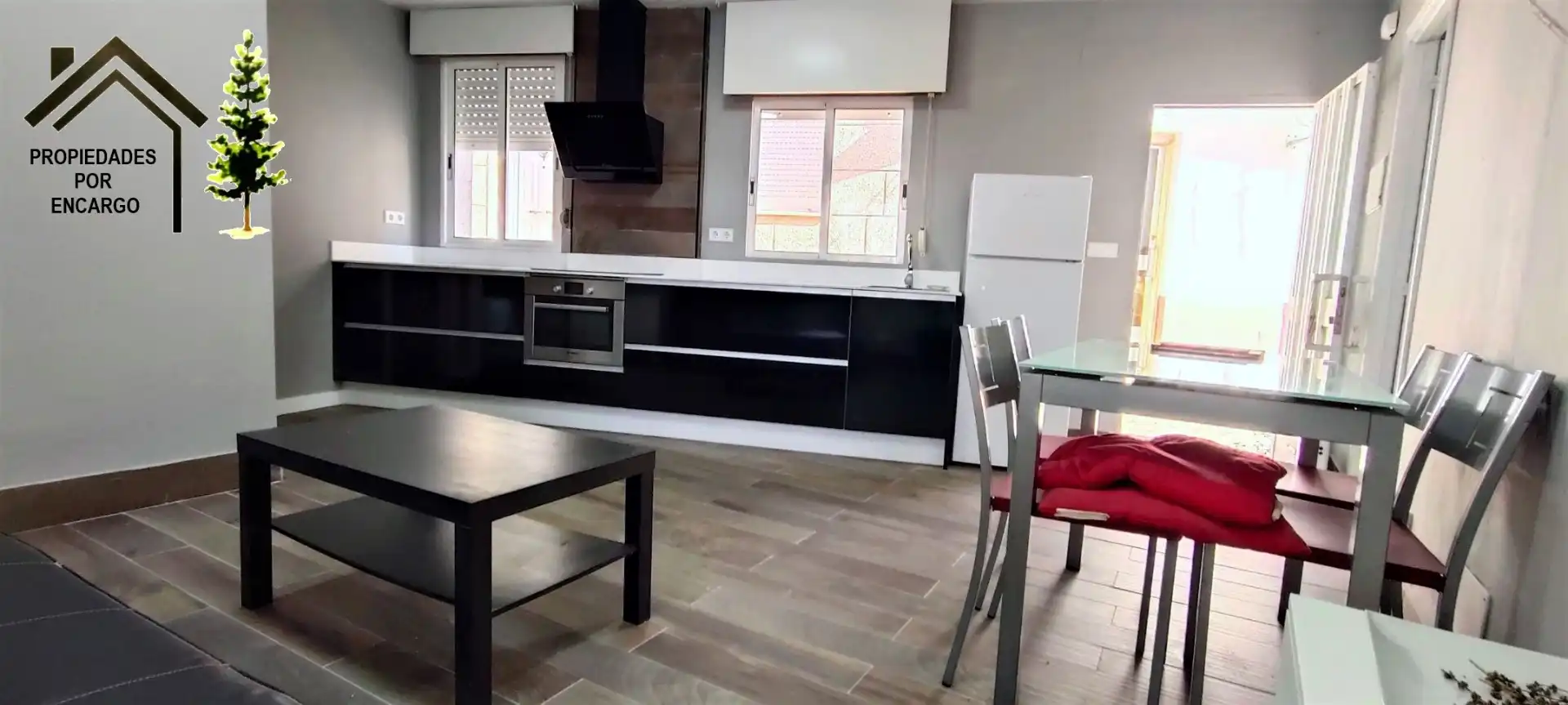 Cocina de Casa o chalet en venta en Moaña con Terraza
