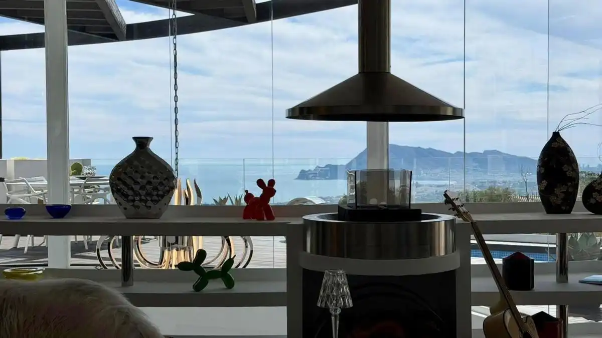 Sala d'estar de Dúplex en venda en Altea amb Aire condicionat i Jardí privat