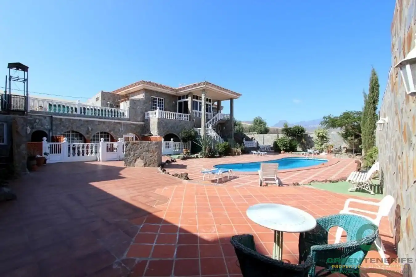 Vista exterior de Casa o chalet en venta en Arona con Piscina