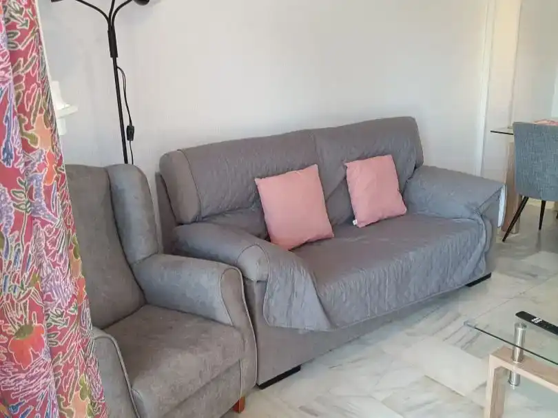 Sala d'estar de Apartament de lloguer en Novo Sancti Petri