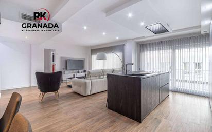 Kitchen of Flat for sale in  Granada Capital  with Air Conditioner and Terrace