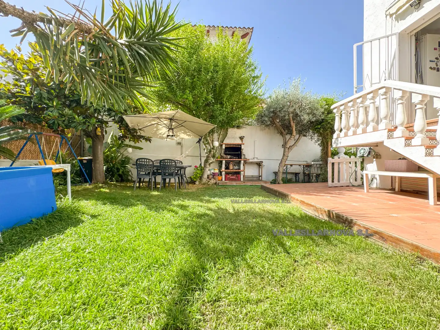 Garden of Houses for sale in Parets del Vallès  with Heating, Private garden and Parquet flooring
