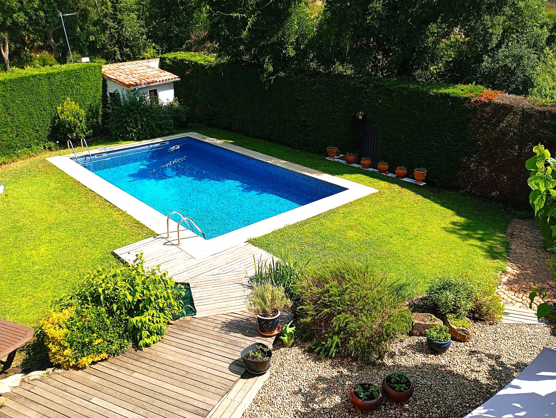 Swimming pool of House or chalet for sale in Santa Coloma de Farners  with Heating, Private garden and Terrace