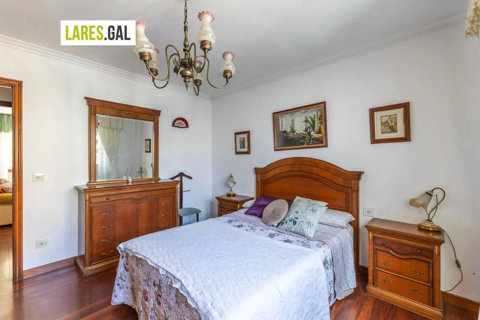 Schlafzimmer von Wohnung zum Verkauf in Cangas  mit Heizung und Terrasse
