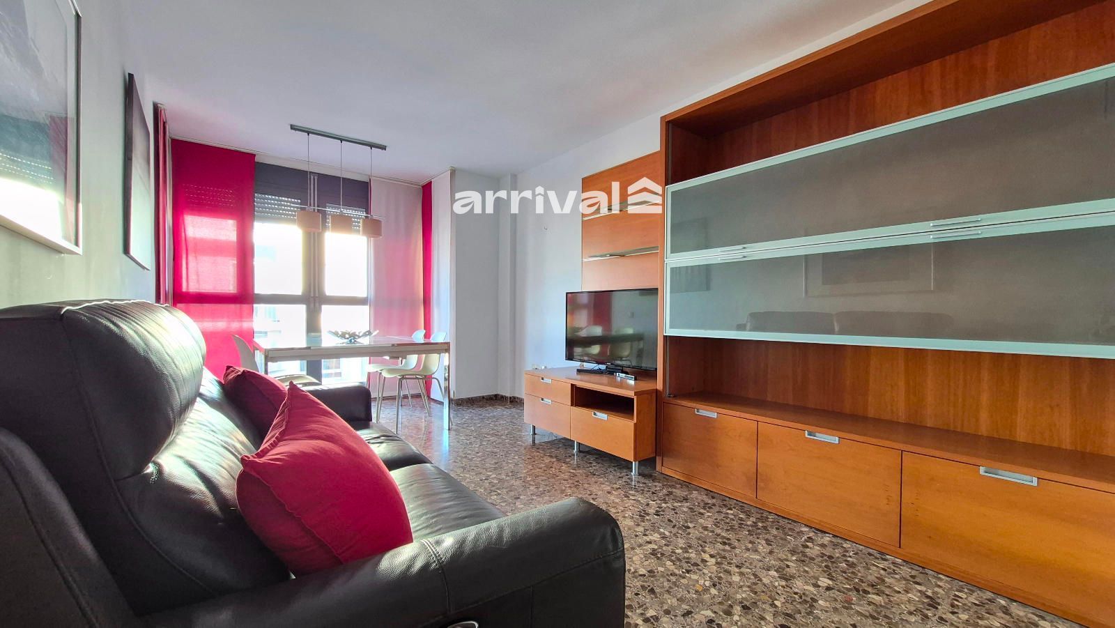 Living room of Flat to rent in  Valencia Capital  with Air Conditioner, Heating and Terrace