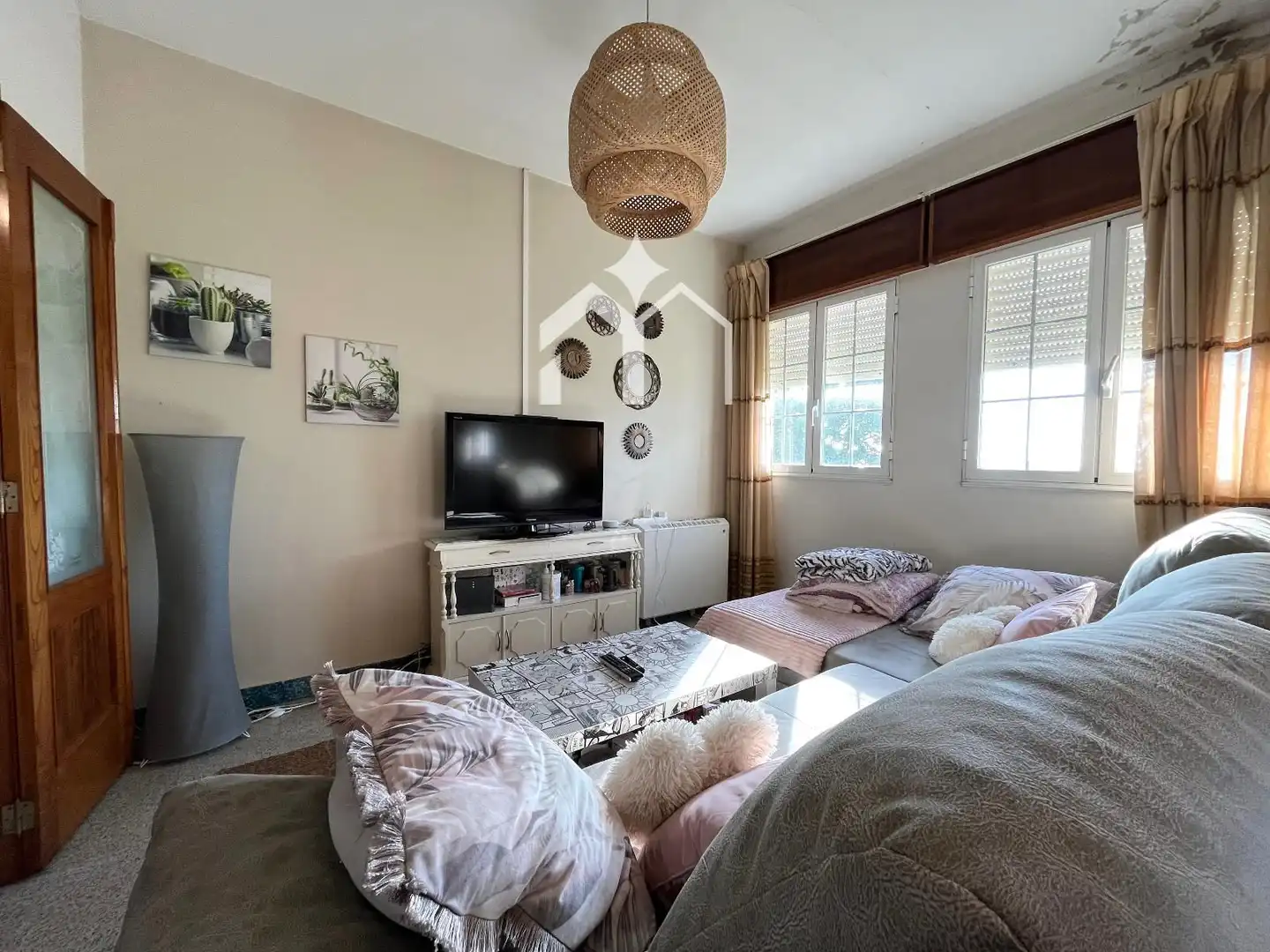 Wohnzimmer von Haus oder Chalet zum Verkauf in Bueu mit Heizung und Ofen