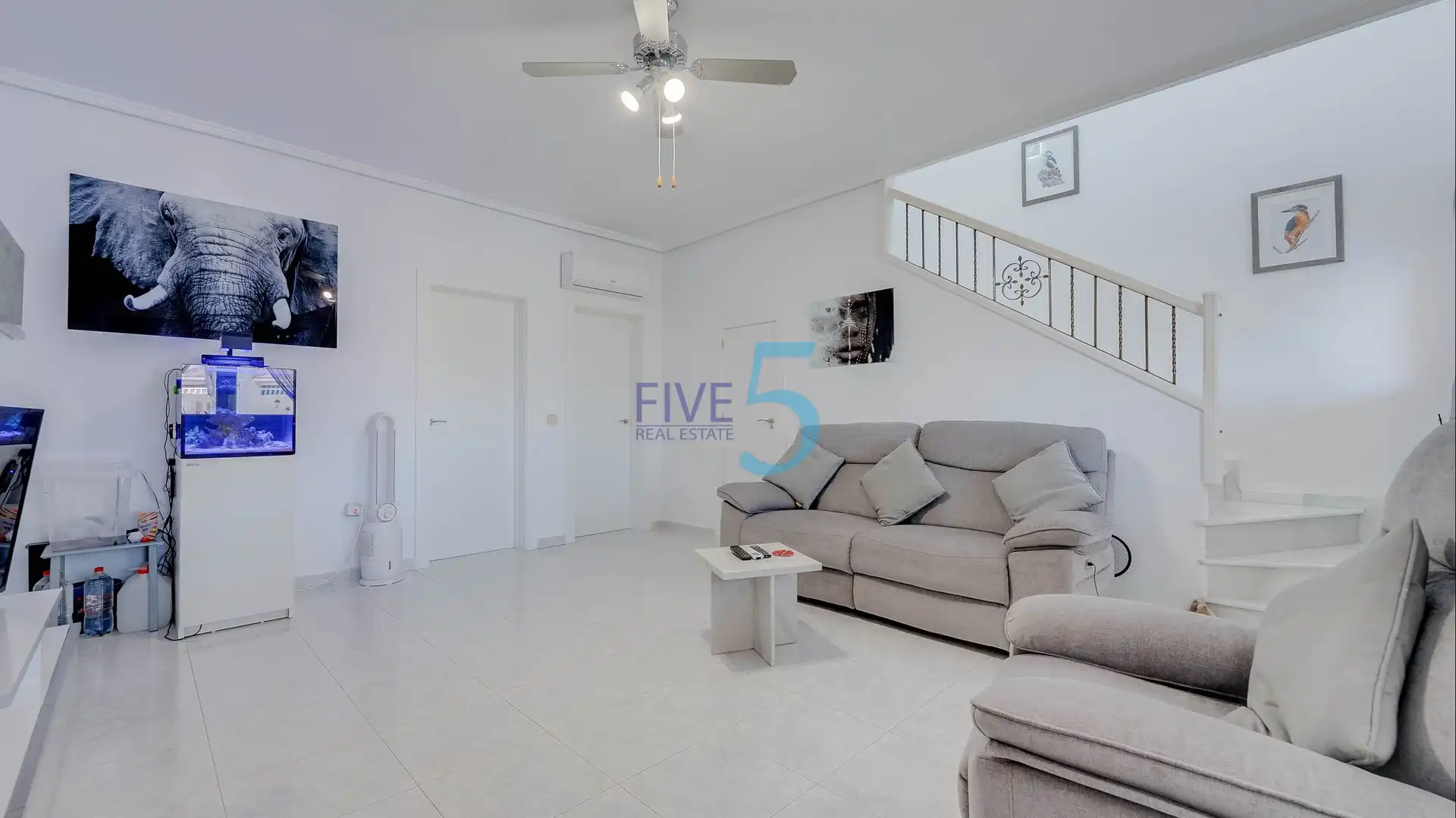 Sala de estar de Casa adosada en venta en Rojales con Aire acondicionado, Calefacción y Terraza