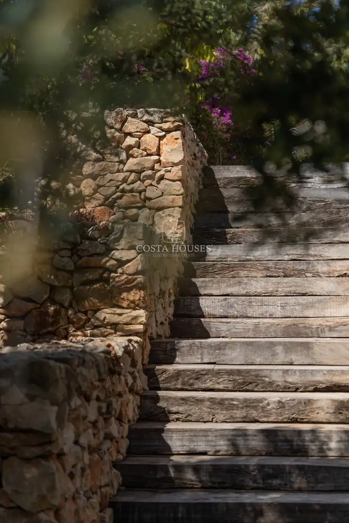 Vista exterior de Casa o xalet en venda en Moraira amb Aire condicionat, Calefacció i Jardí privat