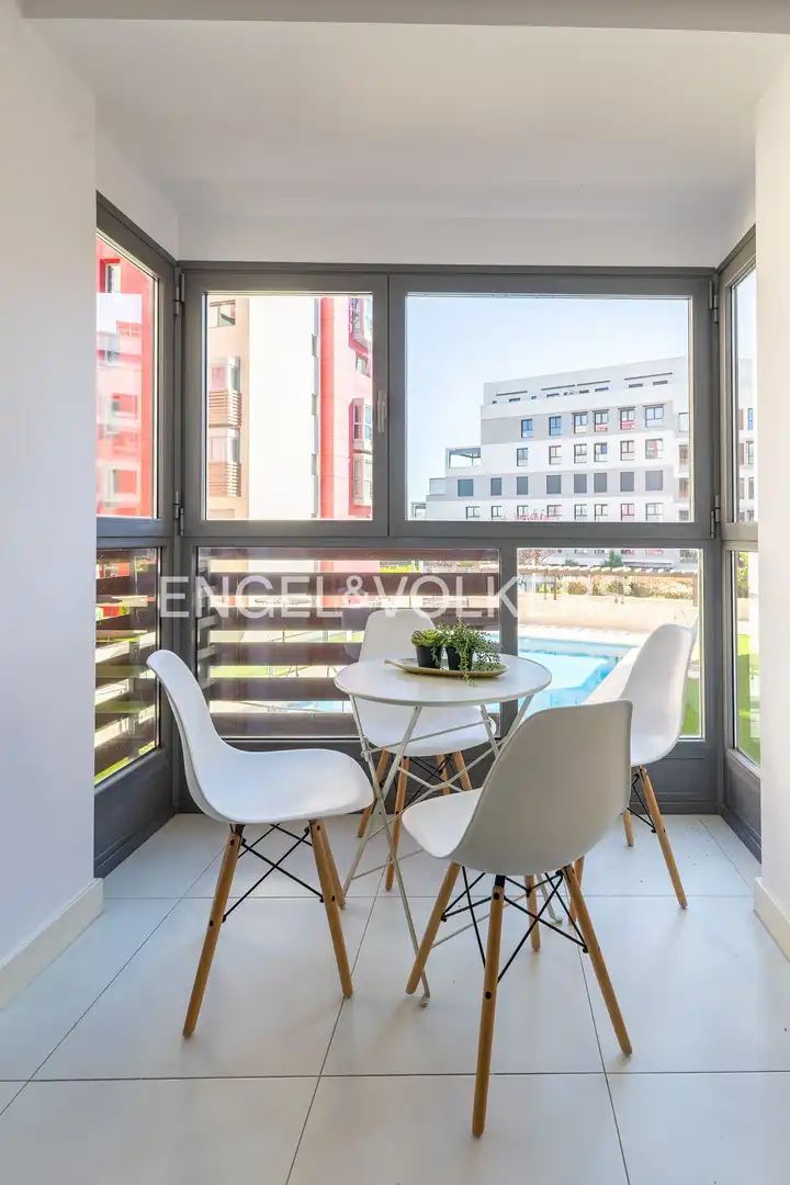 Terraza de Piso en venta en  Madrid Capital con Aire acondicionado, Calefacción y Trastero