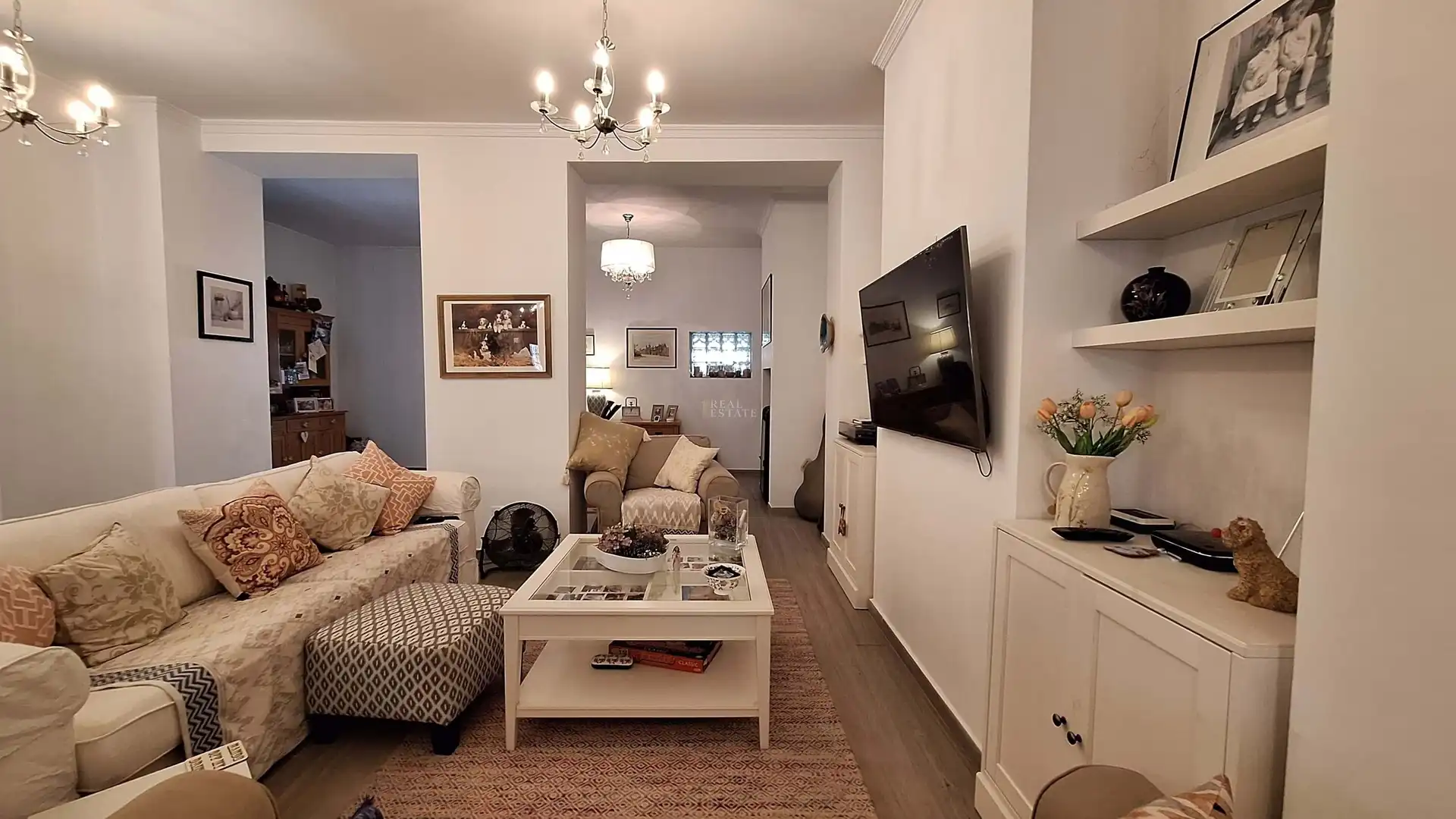 Sala d'estar de Casa adosada en venda en Orba amb Aire condicionat, Calefacció i Terrassa