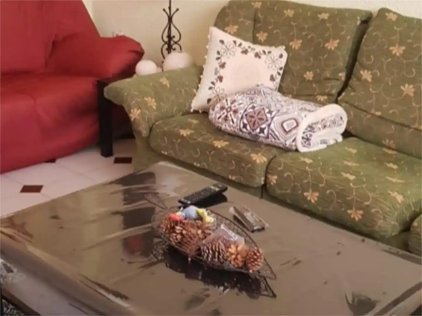 Wohnzimmer von Wohnung zur Miete in Calabardina