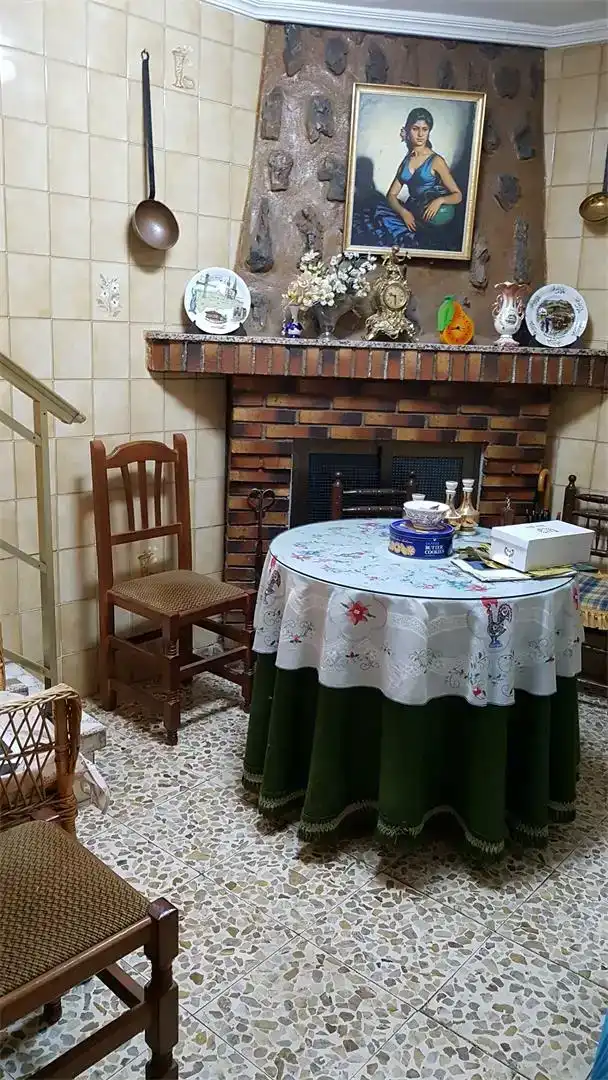 Menjador de Casa adosada en venda en Serradilla del Arroyo amb Traster, Moblat i Rentadora