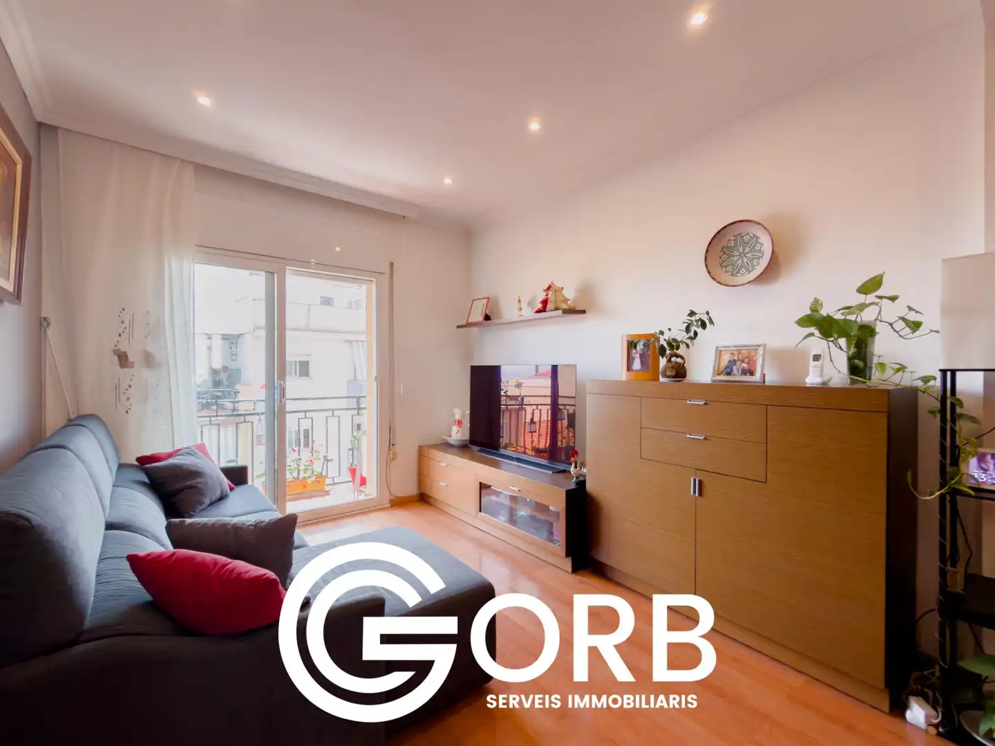 Sala de estar de Ático en venta en Mataró con Aire acondicionado, Calefacción y Parquet