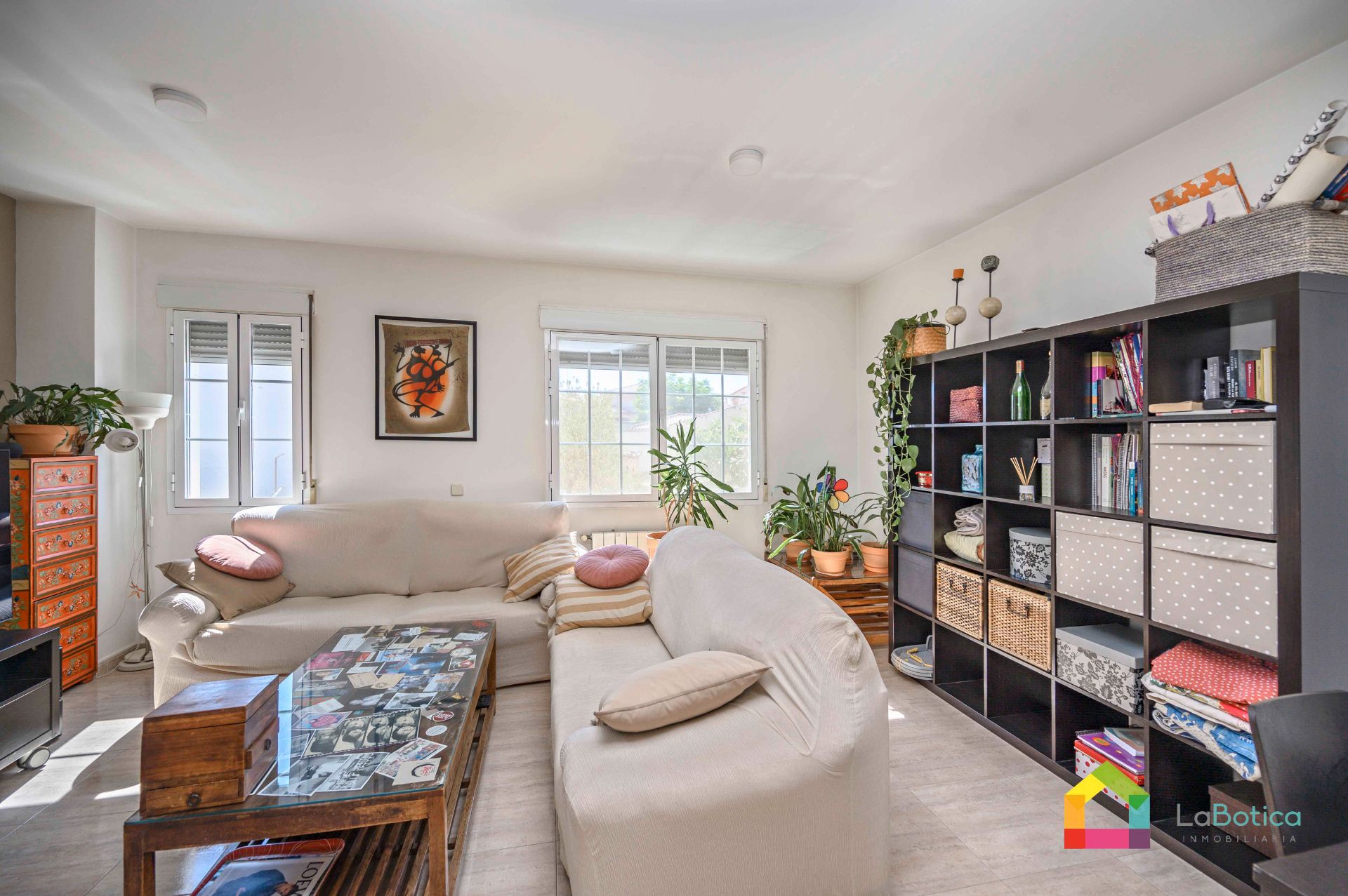 Sala de estar de Casa adosada en venta en Bargas con Aire acondicionado y Calefacción