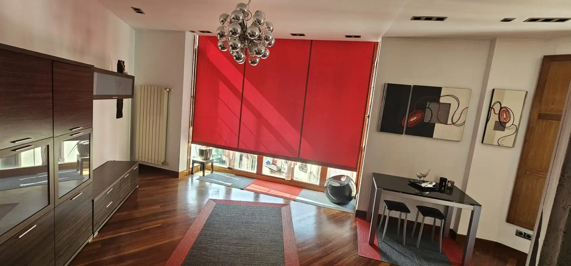 Sala de estar de Piso en venta en Bilbao  con Calefacción, Parquet y Trastero