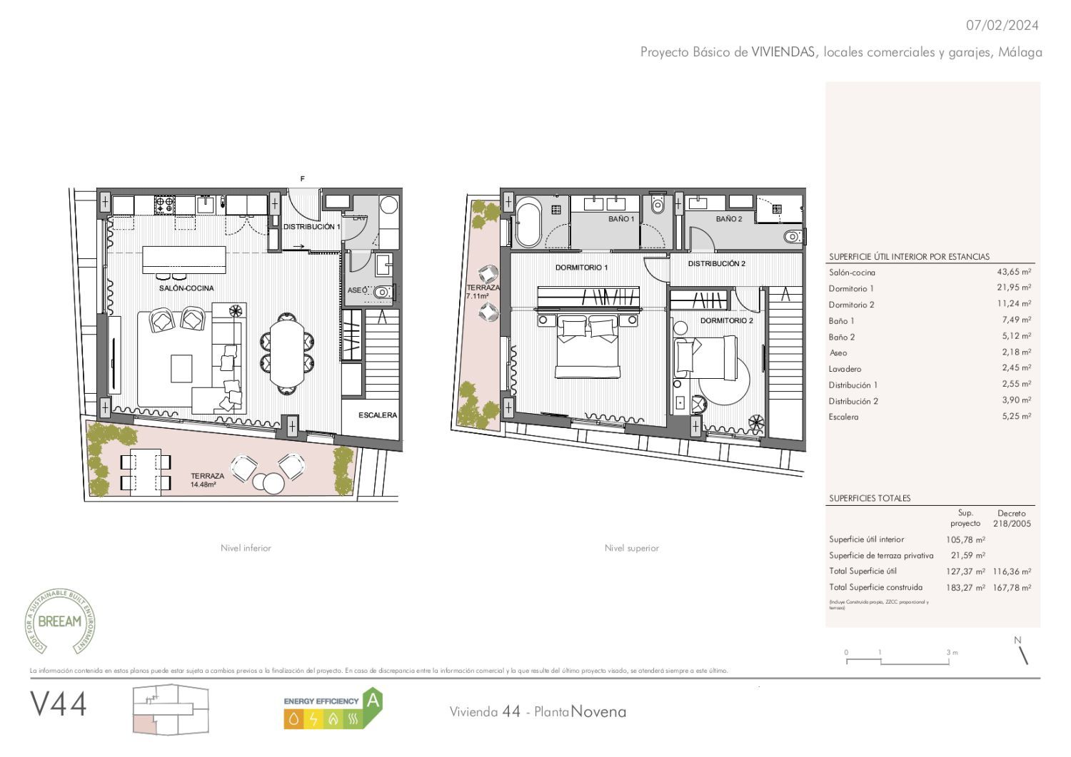 Duplex for sale in Málaga Capital  with Air Conditioner, Heating and Terrace