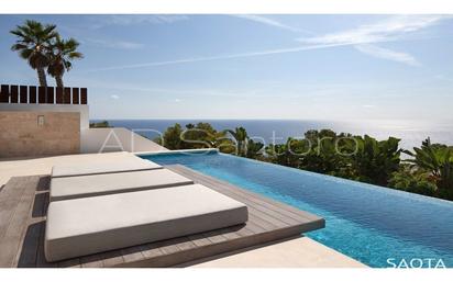 Swimming pool of House or chalet for sale in Sitges  with Air Conditioner, Terrace and Swimming Pool