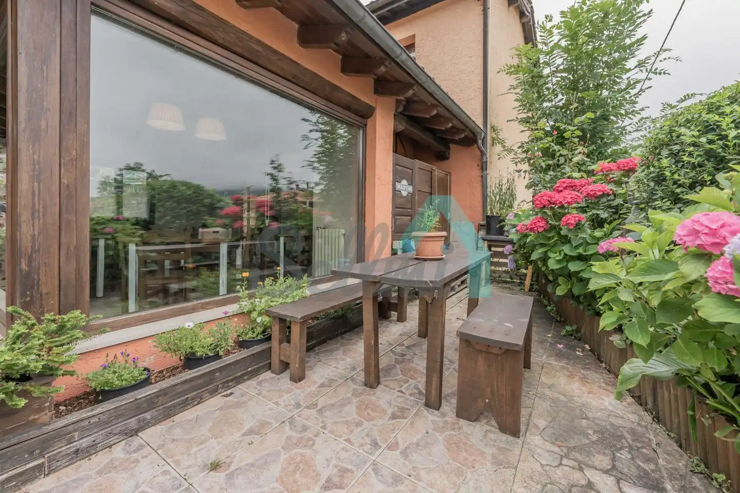 Terraza de Casa o chalet en venta en Sobrescobio con Calefacción, Jardín privado y Terraza