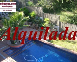 Piscina de Casa o xalet de lloguer en Begues amb Aire condicionat, Calefacció i Jardí privat
